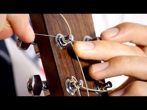How to Change your Guitar Strings - Acoustic Guitar Maintenance