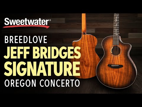 Breedlove Jeff Bridges Signature Oregon Concerto CE Acoustic Guitar Demo