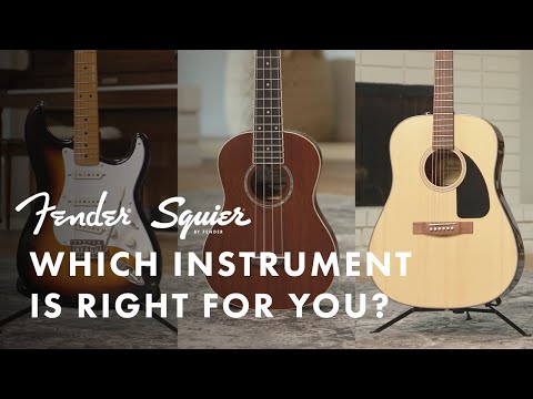 Which Instrument Is Right For You? | Acoustic Guitar, Electric Guitar, Bass, Ukulele | Fender