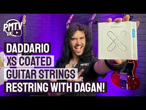 D&#039;Addario XS Coated Phosphor Bronze Acoustic Strings! - Restringing With Dagan!