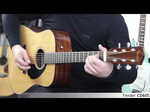 Fender CD60S acoustic guitar :: Demo, Soundcheck