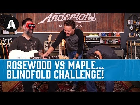 Rosewood vs Maple - Tonewood Blindfold Challenge!