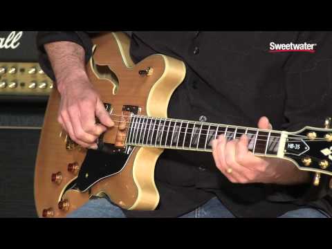 Washburn HB35 Hollowbody Electric Guitar Demo by Sweetwater Sound