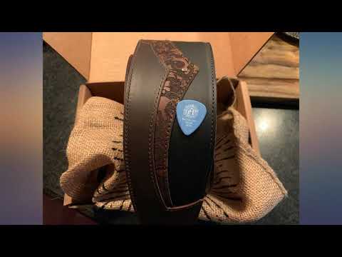Anthology Gear&quot;Shadowlands&quot; Full Grain Leather Guitar Strap For Electric, Acoustic, review