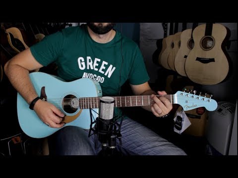 Fender Malibu Player Electro Acoustic - Demo