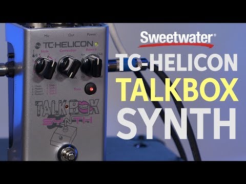 TC-Helicon Talkbox Synth Pedal Demo