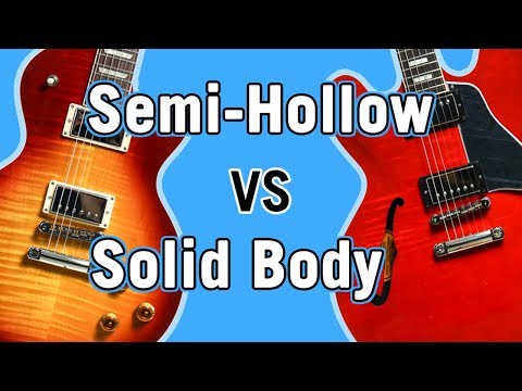 Semi-Hollow vs Solid Body Tone Comparison