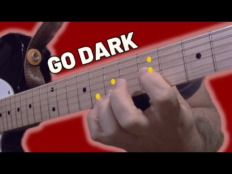 Go DARK | Practice Guitar SCALE INTERVALS Using the Aeolian Scale