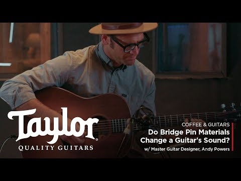 Do Bridge Pin Materials Change a Guitar&#039;s Sound? | Coffee &amp; Guitars w/ Andy Powers
