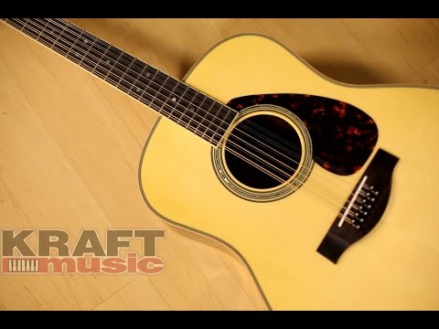 Yamaha LL16-12 ARE Handcrafted Twelve String Acoustic Guitar Performance