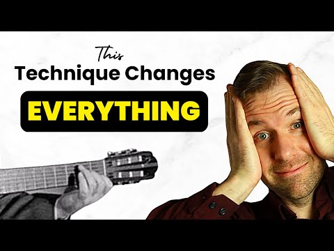 EVERYONE should know this left hand classical guitar technique