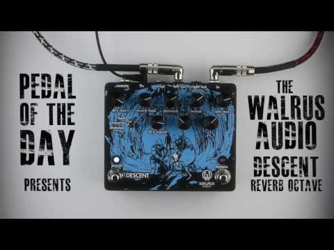 Walrus Audio Descent Reverb Octave Machine Guitar Effects Pedal Demo Video