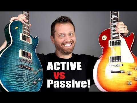 ACTIVE vs PASSIVE Pickups! - Can You Hear The Difference?