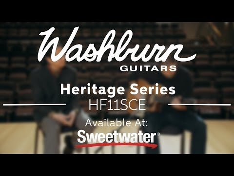 Washburn Heritage Series HF11SCE Acoustic-electric Guitar Demo by Sweetwater