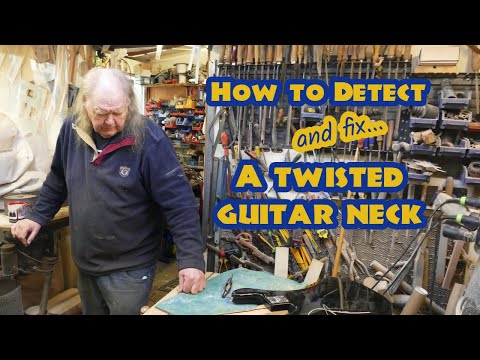 How to Diagnose and FIX a Twisted Guitar Neck - Doug Wilkes Workshop 15th March 2023