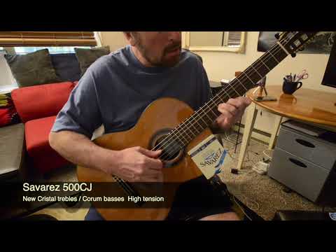 Savarez 500CJ vs. D&#039;Addario EJ46 Classical Guitar String Comparison