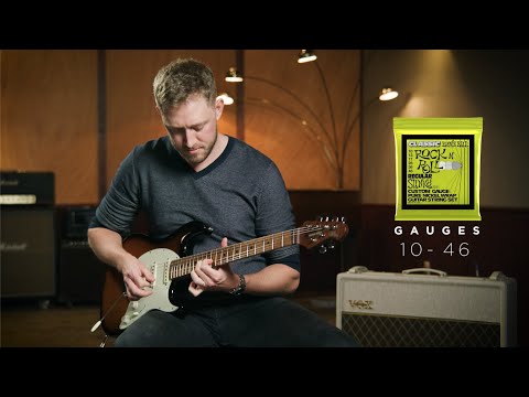 Ernie Ball: String Alloys - Slinky Classic Rock N&#039; Roll on the Cutlass HSS