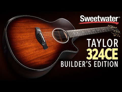 Taylor 324ce Builder&#039;s Edition Acoustic-electric Guitar Demo