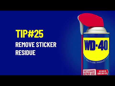 How To Remove Sticker Residue Using WD-40 Multi-Use Product