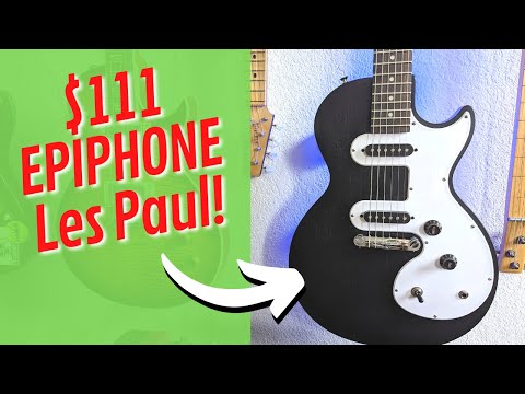 🤷‍♂️ The $111 Epiphone Les Paul Melody Maker E1 is very odd [electric guitar review and demo]