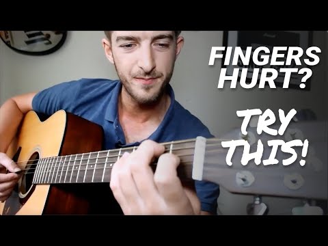 Fingers hurt from playing guitar? Try this!