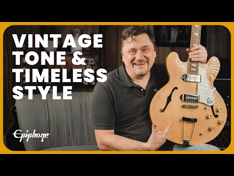 Vintage Tone and Timeless Style: Epiphone Casino Electric Guitar Demo &amp; Review