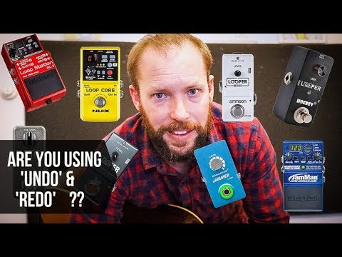 Using UNDO and REDO on a single loop pedal