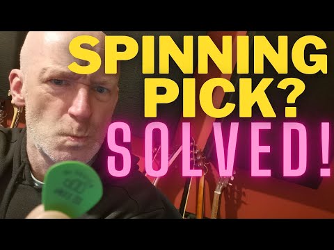 SPINNING, TURNING, SLIPPING, TWISTING GUITAR PICK. HOW TO STOP IT!