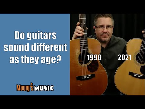 Do Guitars sound different as they age? Martin OM-28 old VS new