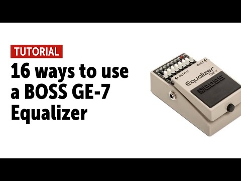 16 ways to use a Boss GE-7 Equalizer - Workshop (no talking)