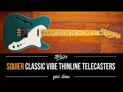 Squier Classic Vibe Thinline Telecasters!