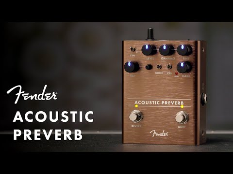 Introducing The Acoustic Preverb Pedal | Effects Pedals | Fender