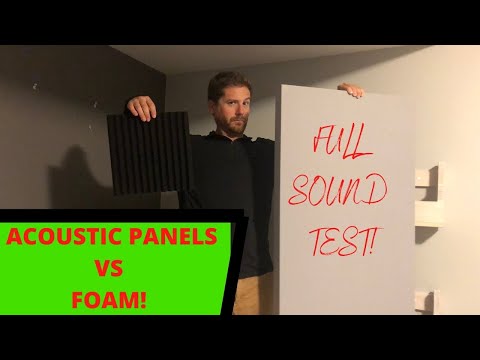 Acoustic Foam VS Panels - Surprising SOUND TEST!