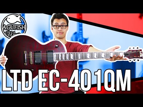 LTD EC-401QM Demo | I Love This New Neck-Joint Cutaway!!