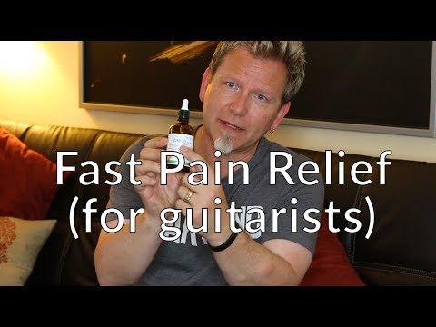 Fast PAIN RELIEF for Guitarists - DMSO and How to Use It - Guitar Discoveries #12