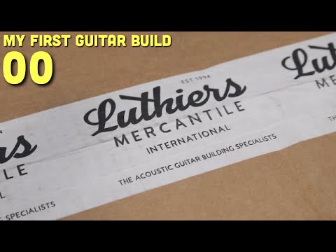 Acoustic Guitar Build part 0 // unboxing the materials