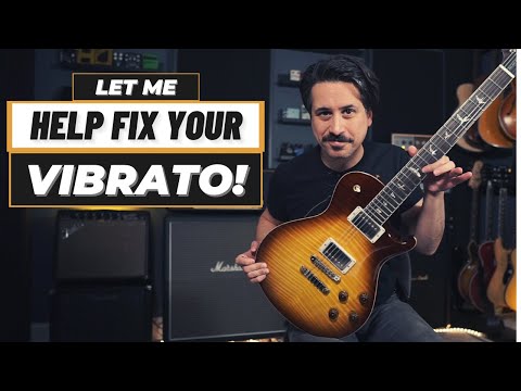 Here&#039;s my vibrato lesson for guitar players!