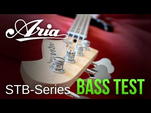 Demo of Aria STB-Series Bass (Great Precision clone)