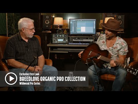 Breedlove Organic Collection Wildwood Pro Series Guitar Demo in Nashville