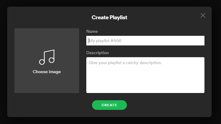 creating a playlist