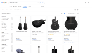 carbon fiber guitars online prices