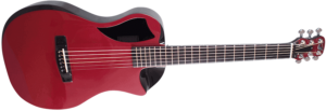 Journey Instruments Carbon Fiber Travel Guitar Red Color