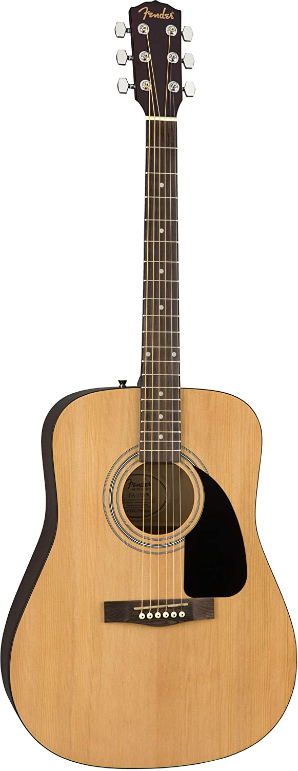 Fender FA-115 Dreadnought Acoustic Guitar on a white background