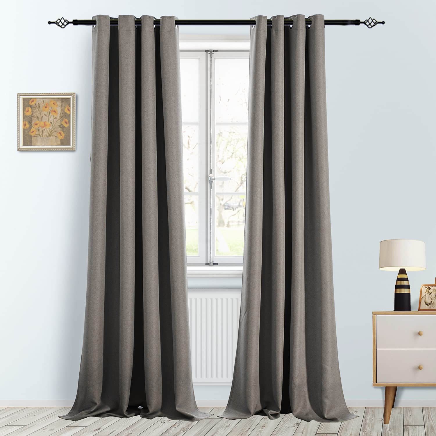 FULAN Living Room Curtains