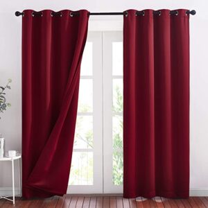 RYB HOME Sound Absorbing Blackout Curtains