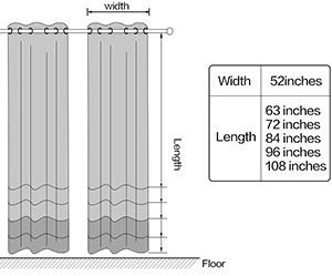 Soundproof Curtains Size