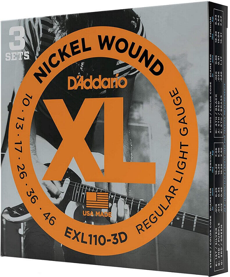 D'Addario EXL110-3D Guitar Strings