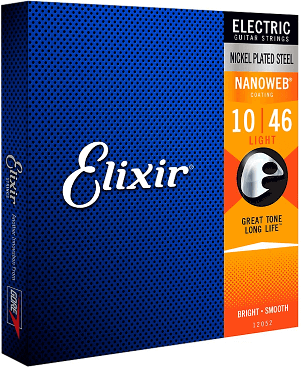 Elixir Electric Guitar Strings With Nanoweb Coating