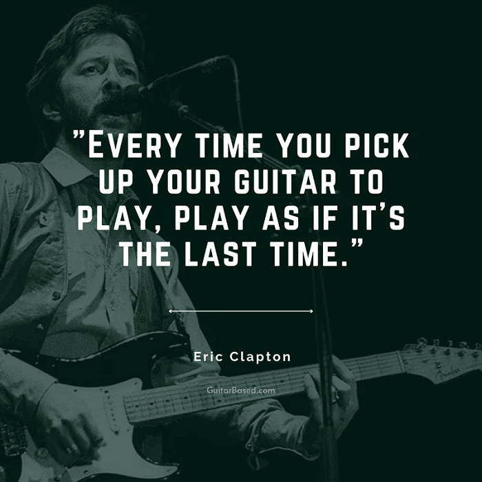 Eric Clapton guitar quote