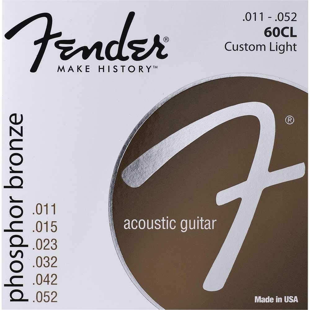 Fender 60CL Phosphor Bronze Acoustic Guitar Strings